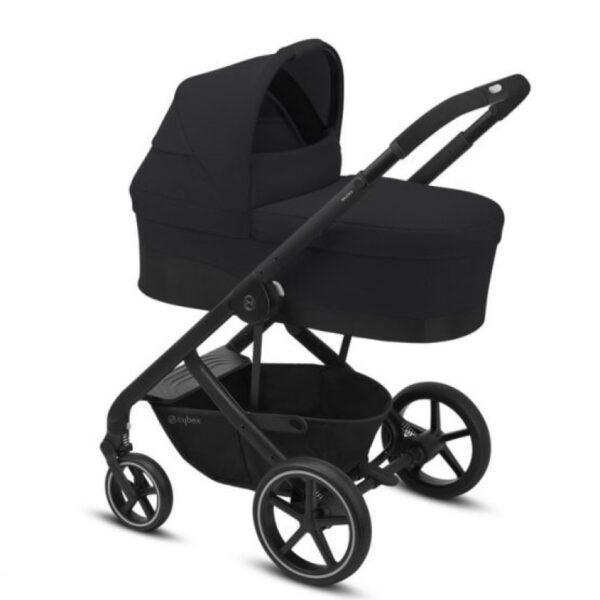 Cybex Balios S Lux 3 in 1 with Cot and Aton B2 I-size Deep black