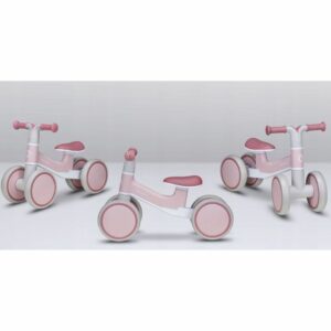 Lionello Villy Pink Rose Τετράτροχο Ποδήλατο Ισορροπίας